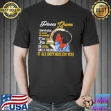 Pisces queen zodiac sign horoscope black girl shirt