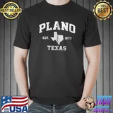 Plano Texas TX vintage State Athletic style T-shirt