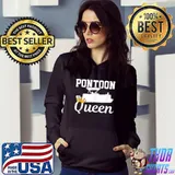 Pontoon Captain Boating Girl T-shirt