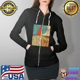 Pop Art Squid Octopus T- Full Zip Hooded