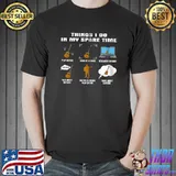 Premium 6 Things I Do In My Spare Time - Guitar Player T- Unisex
