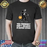 Premium Bigfoot Shirt Funny Bitcoin Crypto Currency Trader Cryptid T-shirt