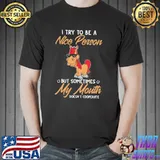 Premium Donkey I Try To Be A Nice Person But Sometimes My Mouth Doesn't Cooperate Shirt