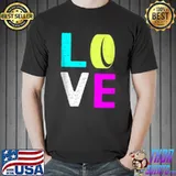 Premium Retro Valentines Day Hearts Hockey Sports Player Shirt Unisex