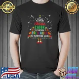 Premium The Best Way To Spread Christmas Cheer Is Teaching Preschool Premium T-Shirt
