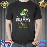 Premium The Grammy Elf Family Matching Group Christmas T-Shirt