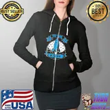 Premium To the moon rocket to moon Full Zip Hooded