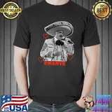 Premium Tribute Chente design with red heart. Vicente Fernández T-Shirt