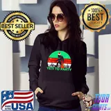 Premium Vintage Retro Yeti To Party Sasquatch Christmas Sweater Shirt
