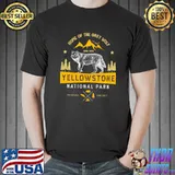 Premium Yellowstone National Park Grey Wolf T-Shirt Unisex