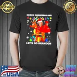 pro Trump Merry Christmas And Let’s Go Branddon Brandon Noel Sweater Shirt