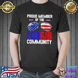 Proud member of the LGBFJB Community American Flag T Shirt