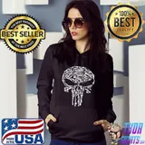 Punisher guns skull shirt