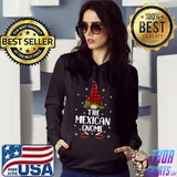 Red Buffalo Plaid Matching The Mexican Gnome Christmas T Shirt