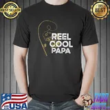 Reel Cool Papa Mens Vintage Funny Fisherman T-Shirt