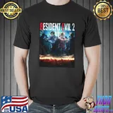 Resident Evil 2 Remake Game Cover T-Shirt