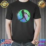 Retro distressed baseball player softball girls coach shirt