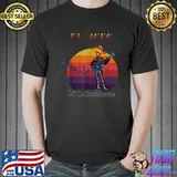 Retro Vintage Día de Los Muertos El Jefe Músico T Shirt