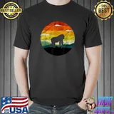 Retro Vintage Gorilla Monkey Animal Lover Sunset 70s 80s T-Shirt Unisex