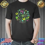 Rick and Morty Green and White Rick and Morty T shirt