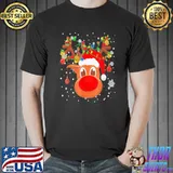 RUDOLPH Red Nose Reindeer Santa Christmas T-Shirt