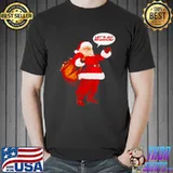 Santa Claus Lets Go Brandon Merry Christmas shirt