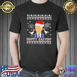Santa Joe Biden Happy Easter Ugly Christmas 2022 T-Shirt