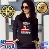Santa Merry fishmas shirt