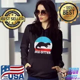 Sea Otter Vintage Retro Silhouette T-shirt