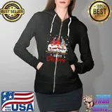 Snow White Three Dwarfs Ugly Christmas T- Full Zip Hooded