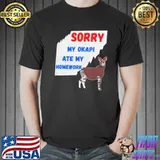 Sorry My Okapi Ate My Homework Excuses Forest Giraffe Shirt