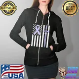 stomach Gastric Cancer November Cancer Awareness Month Shirt Full Zip Hooded
