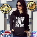 Straight Outta Gym Workout Fit FitnessCardio T-shirt