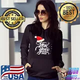 T-Shirt Happy New Year White 2022 Christmas Xmas Gift