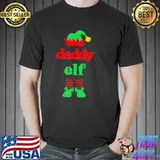 T-Shirt Holiday Christmas Festive Daddy Elf Costume 2022
