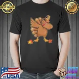 Thanksgiving Dabbing Turkey Boys Holidays Shirt