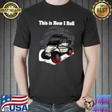 This is How I Roll Golf Cart Funny Golfers Vintage Golf Cart T Shirt Unisex