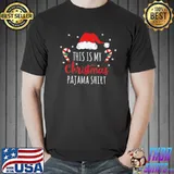 This Is My Christmas Pajama Matching Family Group T-Shirt