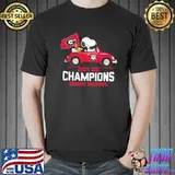 Top 2021 sec champions georgia bulldogs snoopy and woodstock shirt