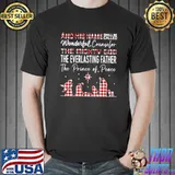 Top And His Name Wonderful Counselor The Mighty God The Everlasting Father Christmas Shirt Unisex