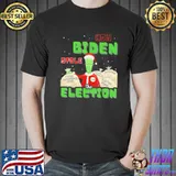 Top Anti-Biden How Biden Stole The Election X-mas T-Shirt Unisex