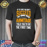 Top Armitage personalized gift name joke funny custom T-shirt