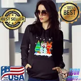 Top Awesome book merry Christmas Librarian shirt