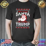 Top Don’t blame Santa he voted Trump Ugly Christmas shirt