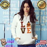 Top Funny thanksgiving turkey love apparel women men T-Shirt