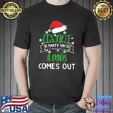 Top It's Not A Party Until A Davis Comes Out Christmas Shirt