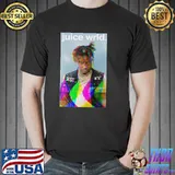 Top Juice WRLD Glitch Portrait Shirt