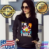 Top Kids This Is How I Roll for 4 year old little Bowler 4th Birthday T Shirt