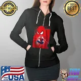 Top Marvel Spider-Man No Way Home The Amazing Spider-Man T-Shirt Full Zip Hooded