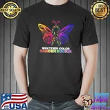 Top Original butterfly Cancer Awareness Whatever Color Cancer Sucks Shirt